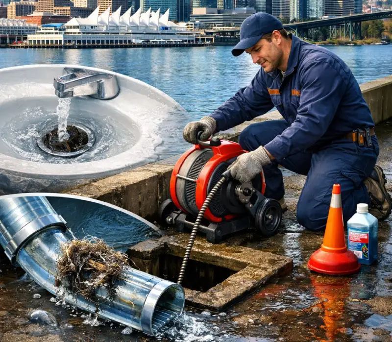 Unclog drains Vancouver